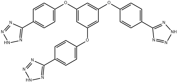 5,5',5''-[1,3,5-benzenetriyltris(oxy-4,1-phenylene)]tris-2h-tetrazole Structure