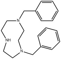 1H-1,4,7-Triazonine, octahydro-1,4-bis(phenylmethyl)- Structure