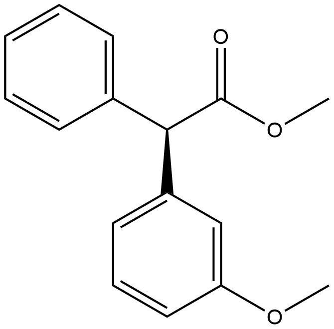 methyl (R)-2-(3-methoxyphenyl)-2-phenylacetate Structure