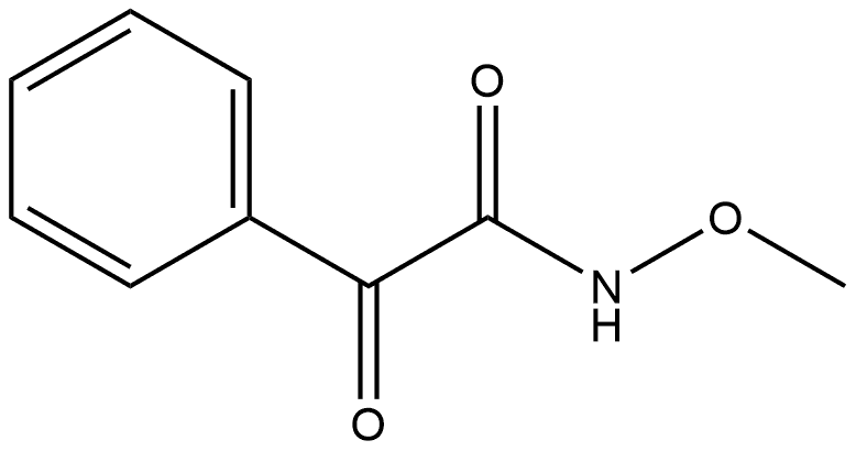 N-Methoxy-α-oxobenzeneacetamide Structure