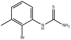 Thiourea, N-(2-bromo-3-methylphenyl)- Structure