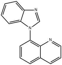 Quinoline, 8-(1H-benzimidazol-1-yl)- Structure