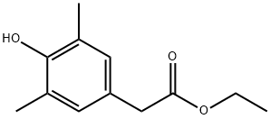 Benzeneacetic acid, 4-hydroxy-3,5-dimethyl-, ethyl ester Structure