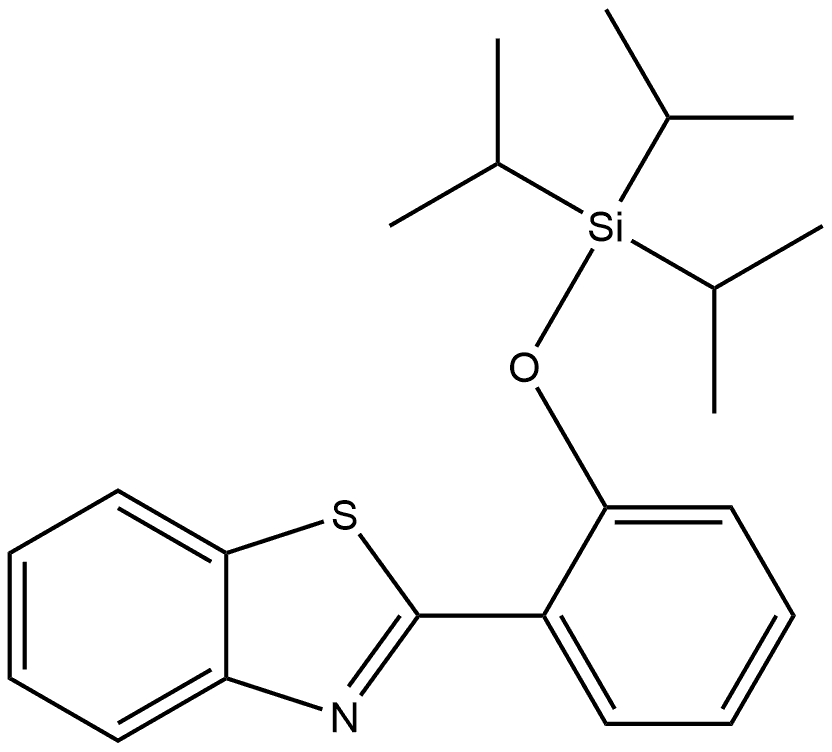 2-[2-[[Tris(1-methylethyl)silyl]oxy]phenyl]benzothiazole Structure