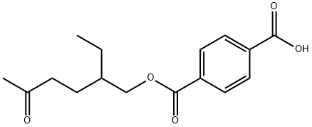 1-(2-Ethyl-5-oxohexyl)hydrogen 1,4-Benzenedicarboxylate Structure