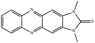 2H-Imidazo[4,5-b]phenazine-2-thione, 1,3-dihydro-1,3-dimethyl- 구조식 이미지