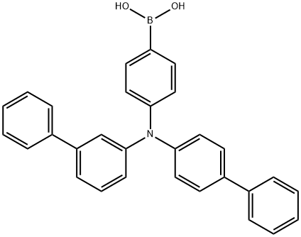 Boronic acid, B-[4-([1,1'-biphenyl]-3-yl[1,1'-biphenyl]-4-ylamino)phenyl]- Structure