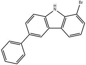 9H-Carbazole, 1-bromo-6-phenyl- Structure