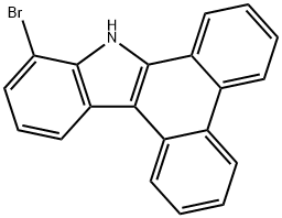 9H-Dibenzo[a,c]carbazole, 10-bromo- 구조식 이미지