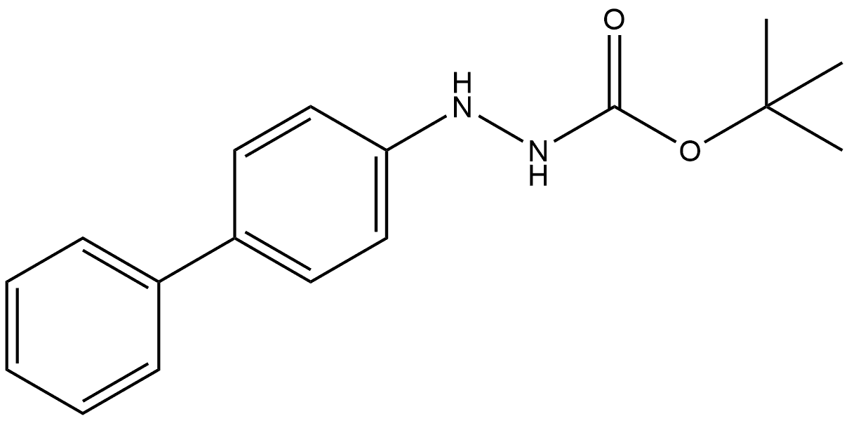 1,1-Dimethylethyl 2-[1,1′-biphenyl]-4-ylhydrazinecarboxylate Structure