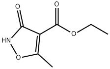 4-Isoxazolecarboxylic acid, 2,3-dihydro-5-methyl-3-oxo-, ethyl ester 구조식 이미지