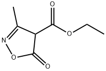 4-Isoxazolecarboxylic acid, 4,5-dihydro-3-methyl-5-oxo-, ethyl ester 구조식 이미지