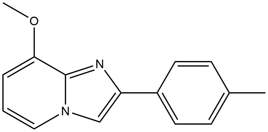 8-Methoxy-2-(p-tolyl)imidazo[1,2-a]pyridine Structure