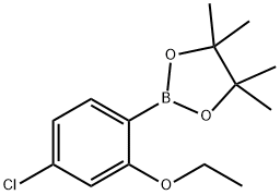 2-(4-Chloro-2-ethoxyphenyl)-4,4,5,5-tetramethyl-1,3,2-dioxaborolane Structure