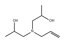 2-Propanol, 1,1'-(2-propen-1-ylimino)bis- Structure