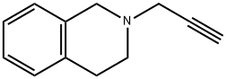 Isoquinoline, 1,2,3,4-tetrahydro-2-(2-propyn-1-yl)- Structure