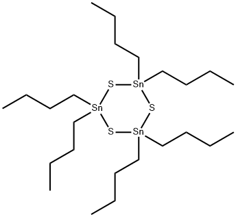 1,3,5,2,4,6-Trithiatristannin, 2,2,4,4,6,6-hexabutyl- Structure