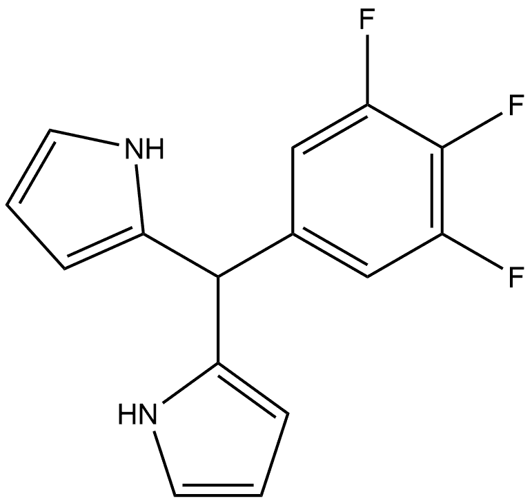 2,2’-[(3,4,5-Trifluorophenyl)methylene]bis(1H-pyrrole) Structure