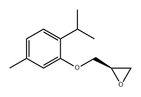 Oxirane, 2-[[5-methyl-2-(1-methylethyl)phenoxy]methyl]-, (2R)- Structure