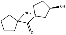 (3R)-1-(1-aminocyclopentanecarbonyl)pyrrolidin-3
-ol hydrochloride Structure