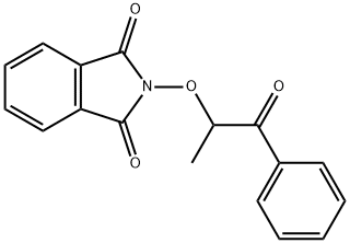 2-((1-oxo-1-phenylpropan-2-yl)oxy)isoindoline-1,3-dione Structure