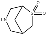 6-Thia-3-azabicyclo[3.2.1]octane, 6,6-dioxide Structure