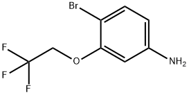 4-Bromo-3-(2,2,2-trifluoroethoxy)aniline 구조식 이미지