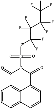 1H-Benz[de]isoquinoline-2(3H)-sulfonic acid, 1,3-dioxo-, 1,1,2,2,3,3,4,4,4-nonafluorobutyl ester Structure