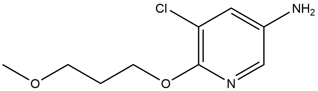 5-Chloro-6-(3-methoxypropoxy)-3-pyridinamine Structure