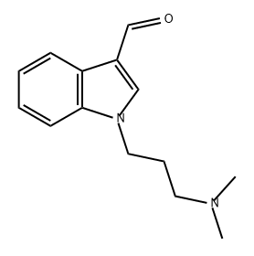 1H-Indole-3-carboxaldehyde, 1-[3-(dimethylamino)propyl]- Structure