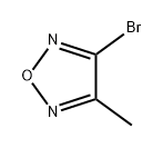 1,2,5-Oxadiazole, 3-bromo-4-methyl- Structure