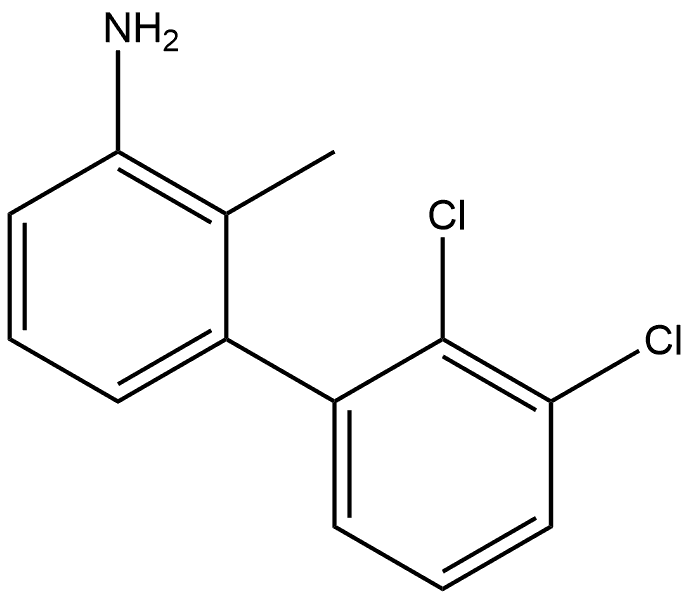 2',3'-Dichloro-2-methyl[1,1'-biphenyl]-3-amine Structure