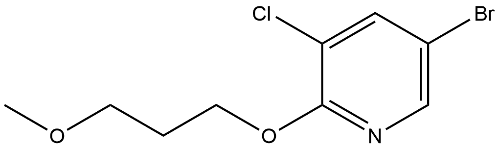 5-Bromo-3-chloro-2-(3-methoxypropoxy)pyridine Structure