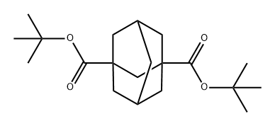 Tricyclo[3.3.1.13,7]decane-1,3-dicarboxylic acid, 1,3-bis(1,1-dimethylethyl) ester Structure