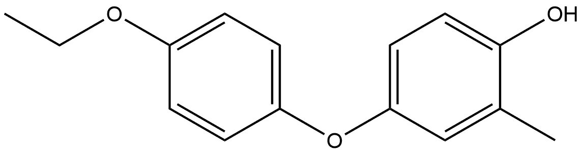 4-(4-Ethoxyphenoxy)-2-methylphenol Structure