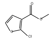 3-Furancarboxylic acid, 2-chloro-, methyl ester 구조식 이미지