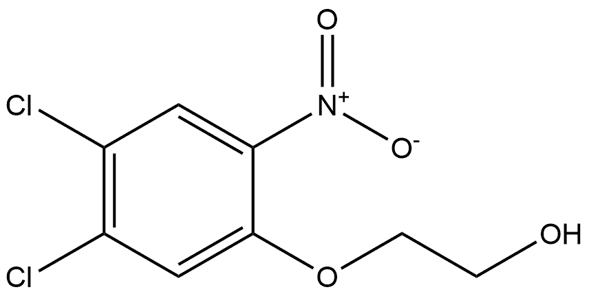 2-(4,5-dichloro-2-nitrophenoxy)ethanol Structure