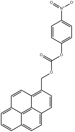 Carbonic acid, 4-nitrophenyl 1-pyrenylmethyl ester Structure