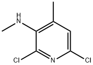 (2,6-Dichloro-4-methyl-pyridin-3-yl)-methyl-amine Structure