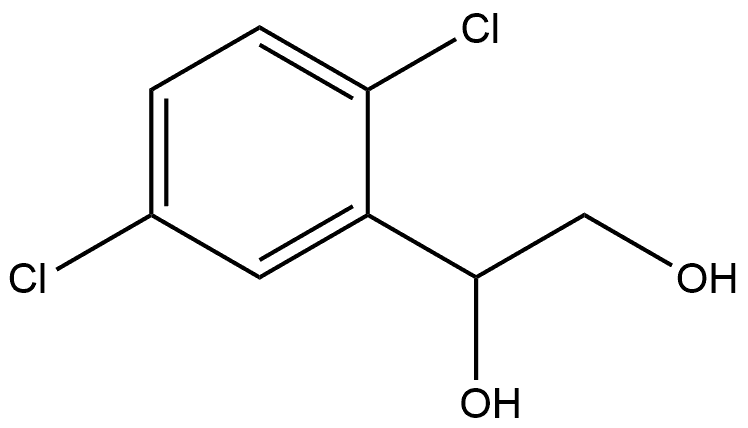 1-(2,5-Dichlorophenyl)-1,2-ethanediol Structure