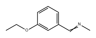 Methanamine, N-[(3-ethoxyphenyl)methylene]- 구조식 이미지