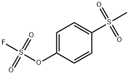 Fluorosulfuric acid, 4-(methylsulfonyl)phenyl ester Structure