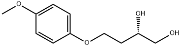 1,2-Butanediol, 4-(4-methoxyphenoxy)-, (2S)- Structure