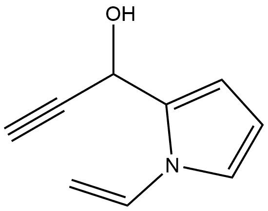 1-Ethenyl-α-ethynyl-1H-Pyrrole-2-methanol Structure