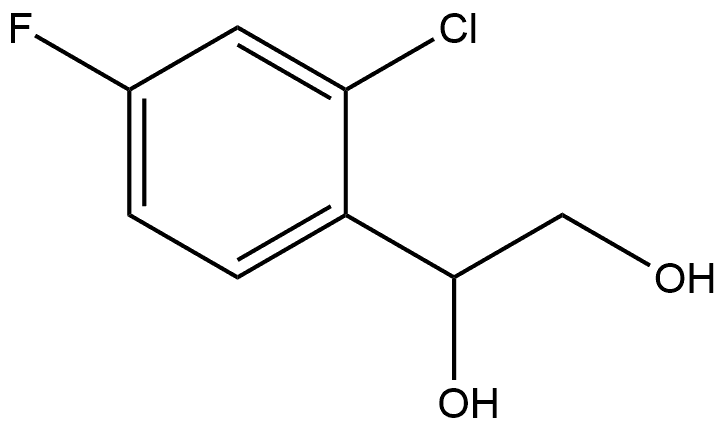 1-(2-Chloro-4-fluorophenyl)-1,2-ethanediol Structure