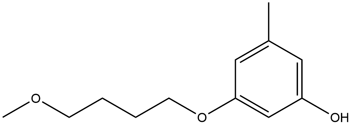 3-(4-Methoxybutoxy)-5-methylphenol Structure