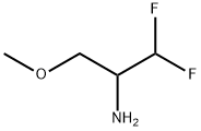 2-Propanamine, 1,1-difluoro-3-methoxy- Structure