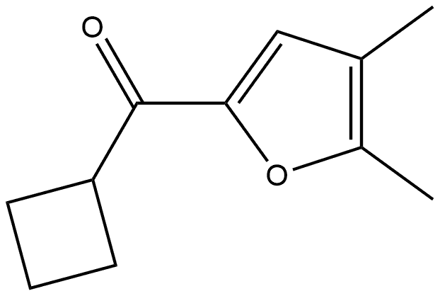 Cyclobutyl(4,5-dimethyl-2-furanyl)methanone Structure