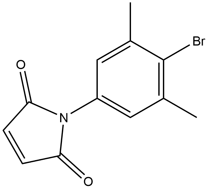 1-(4-Bromo-3,5-dimethylphenyl)-1H-pyrrole-2,5-dione Structure