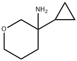 3-cyclopropyloxan-3-amine Structure